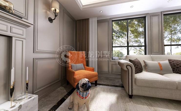 碧云壹零现代简约别墅装修效果图-2