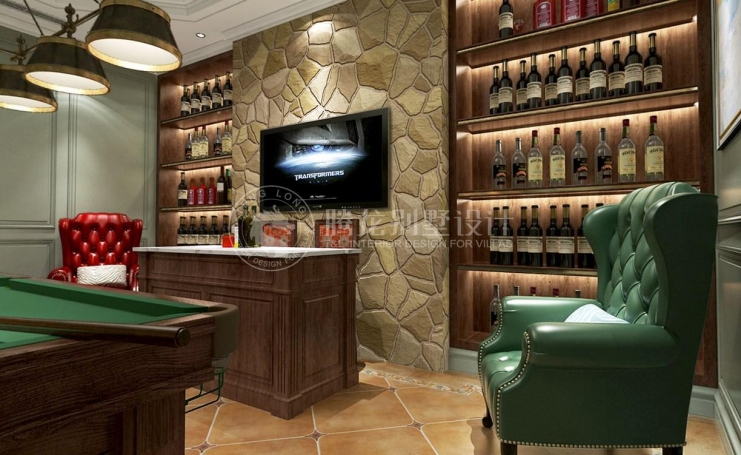 碧云壹零现代简约别墅装修效果图-5