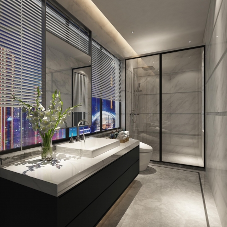 同济晶萃现代简约别墅装修效果图-6