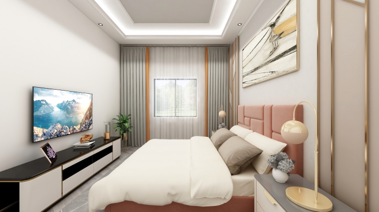 九州大唐现代简约别墅装修效果图-6