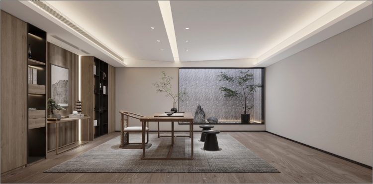 玖玺现代简约别墅装修效果图-3