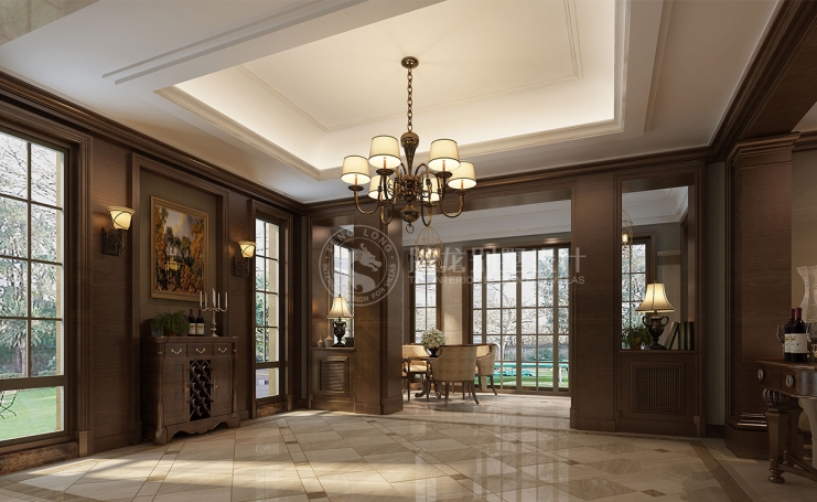 圣保别墅美式风格别墅装修效果图-2