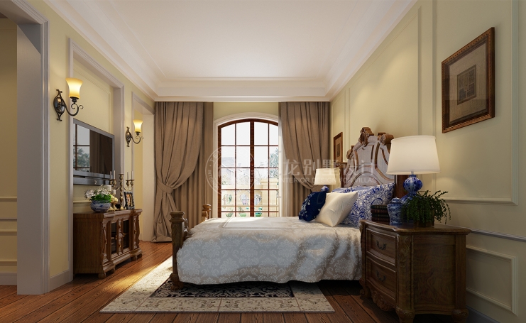 圣保别墅美式风格别墅装修效果图-4