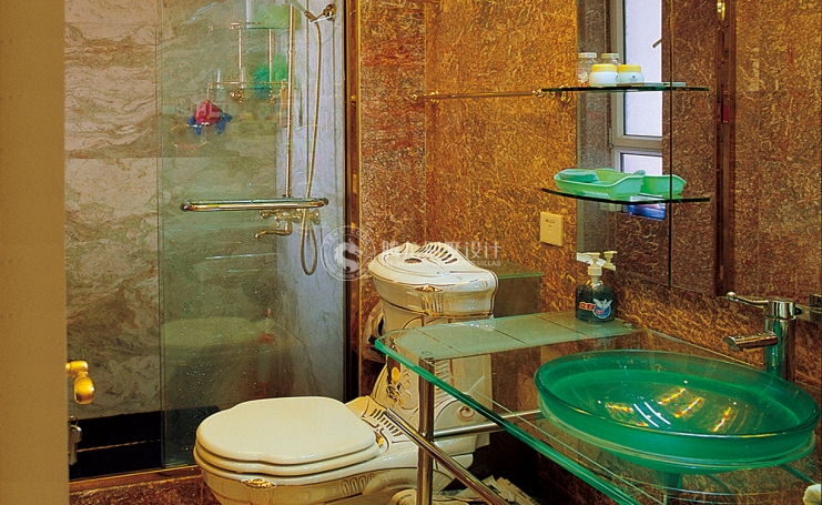 香山丽舍新古典风格别墅装修效果图-6