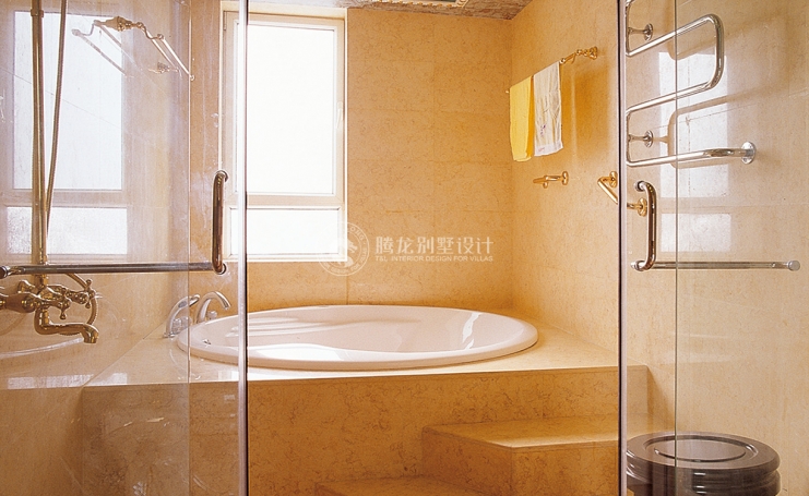 香山丽舍新古典风格别墅装修效果图-7