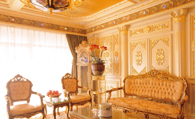 香山丽舍新古典风格别墅装修效果图-9