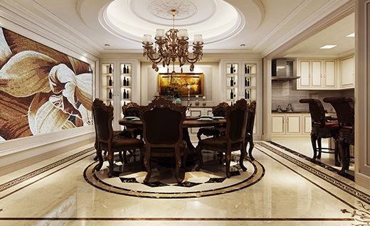 御品园林新古典风格别墅装修效果图