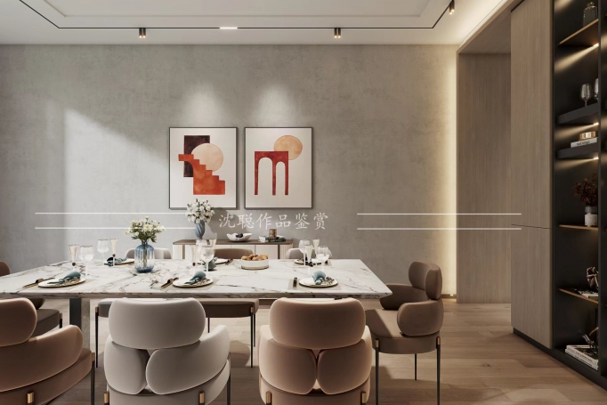 四季美庐现代简约别墅装修效果图-2