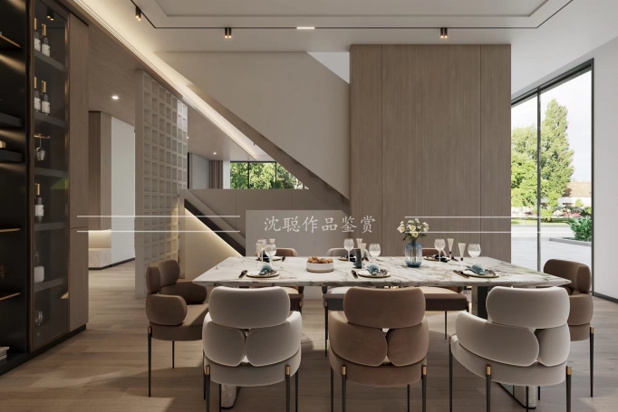 四季美庐现代简约别墅装修效果图-5