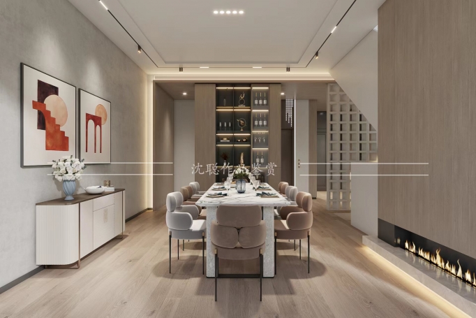 四季美庐现代简约别墅装修效果图-6