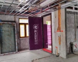 久事西郊名墅木作阶段工地现场图-1