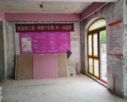 久事西郊名墅木作阶段工地现场图-4