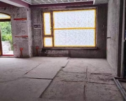 久事西郊名墅木作阶段工地现场图-6