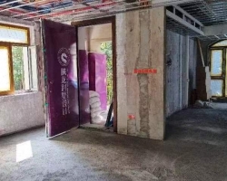 久事西郊名墅木作阶段工地现场图-1