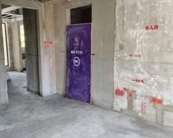 久事西郊名墅木作阶段工地现场图-4