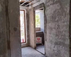 久事西郊名墅木作阶段工地现场图-5