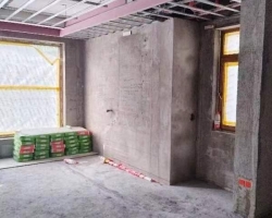 久事西郊名墅木作阶段工地现场图-8