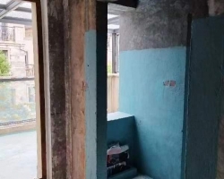 久事西郊名墅木作阶段工地现场图-9