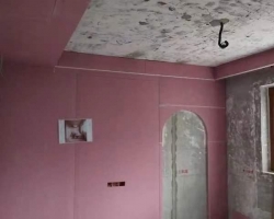 久事西郊名墅木作阶段工地现场图-1