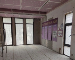 观庭涂装阶段工地现场图-1
