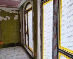 久事西郊名墅涂装阶段工地现场图-4