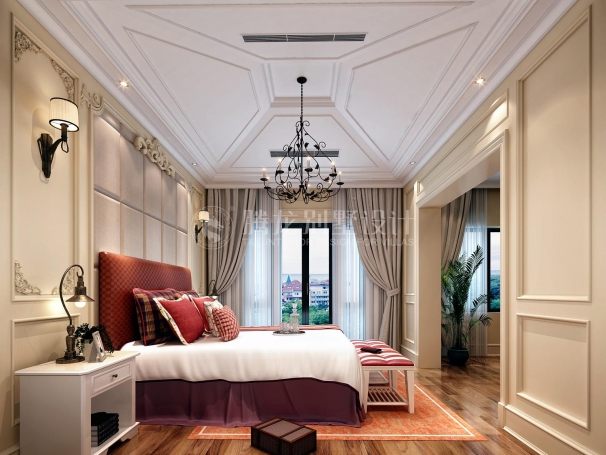 东方夏威夷欧式风格别墅装修效果图-2