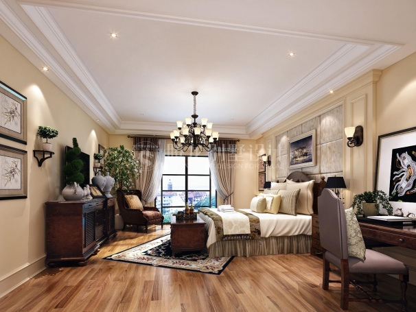 东方夏威夷欧式风格别墅装修效果图-6