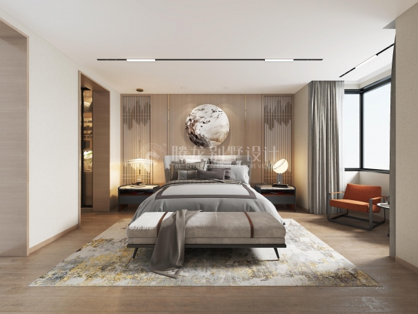 金茂逸墅现代简约别墅装修效果图-5