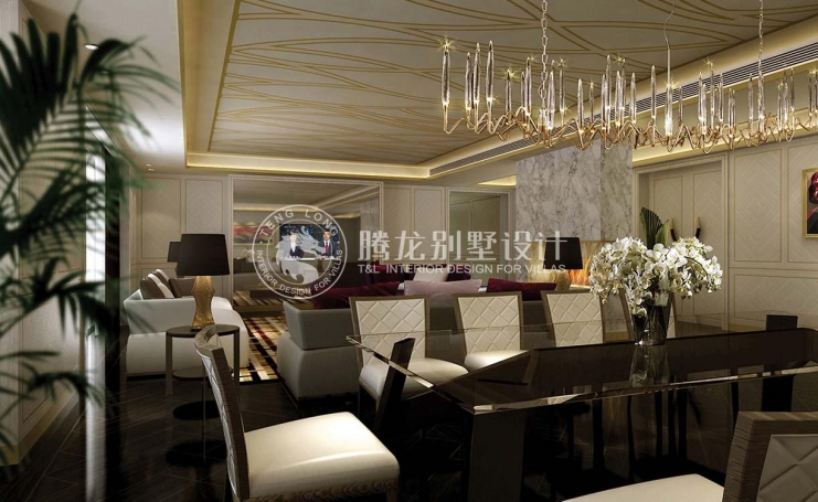 东渚安浜路130号现代简约别墅装修效果图-3