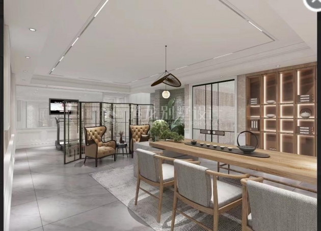 融创滨江壹号院欧式风格别墅装修效果图-1