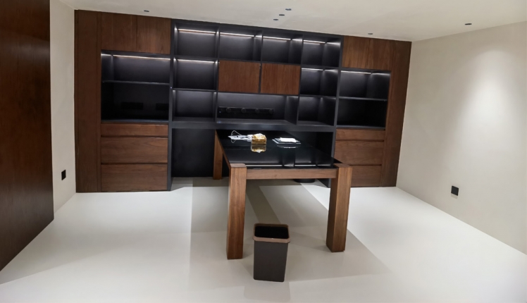 金球怡云花园现代简约别墅装修实景工地