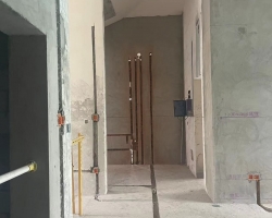 常发香城湾华舍苑水电阶段工地现场图-2