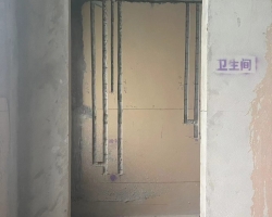 常发香城湾华舍苑水电阶段工地现场图-4