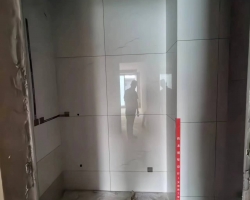 海上湾华庭紫园木作阶段工地现场图-2