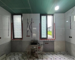 海上湾华庭紫园木作阶段工地现场图-5