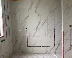 海上湾华庭紫园涂装阶段工地现场图-4