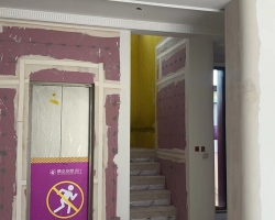 海上湾华庭紫园涂装阶段工地现场图-5