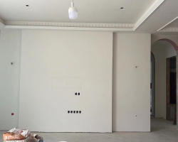 海上湾华庭紫园涂装阶段工地现场图-6