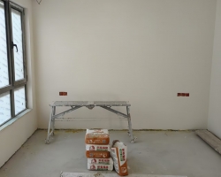 大华公园荟涂装阶段工地现场图-1