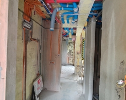 新浦江城水电阶段工地现场图-1