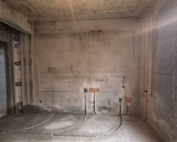 尚东国际名园水电阶段工地现场图-8