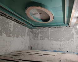 建发和玺木作阶段工地现场图-4