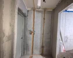 融信铂湾水电阶段工地现场图-3