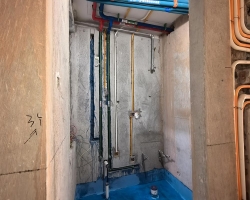 融信铂湾水电阶段工地现场图-5