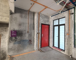 融信铂湾水电阶段工地现场图-7