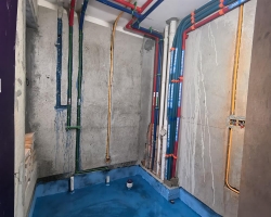 融信铂湾水电阶段工地现场图-13