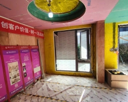 建发和玺木作阶段工地现场图-2