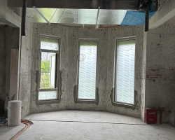 常发香城湾华舍苑水电阶段工地现场图-1