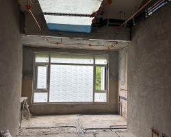 常发香城湾华舍苑水电阶段工地现场图-2