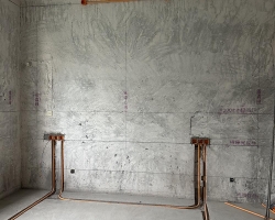 常发香城湾华舍苑水电阶段工地现场图-4